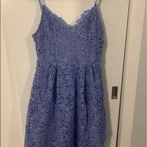 ASTR the label midi lace dress